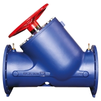 STRÖMAX-GF su tiesine charakteristine
grafa PN16 STRÖMAX-GF, flanšiniai
balansiniai vožtuvai slėgio skirtumų
matavimui, pasviręs korpusas su pratęstais
matavimo antgaliais