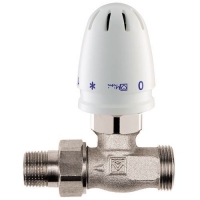 HERZ grįžtamojo srauto temperatūros ribotuvas - tiesaus modelio komplektas